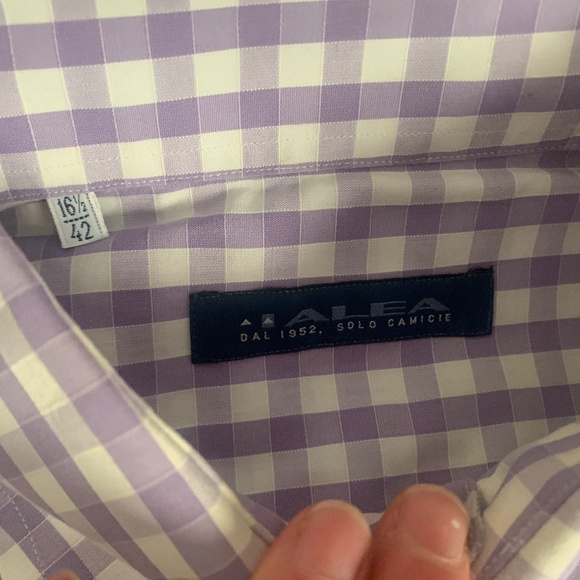 Alea Men's long sleeves woven shirt - Picture 2 of 10